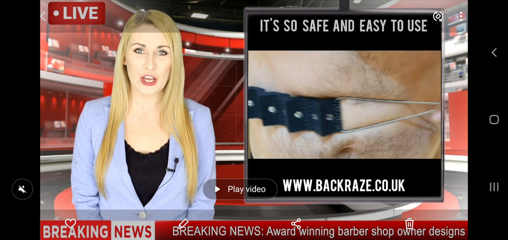 Backraze releases new back shaver/razor