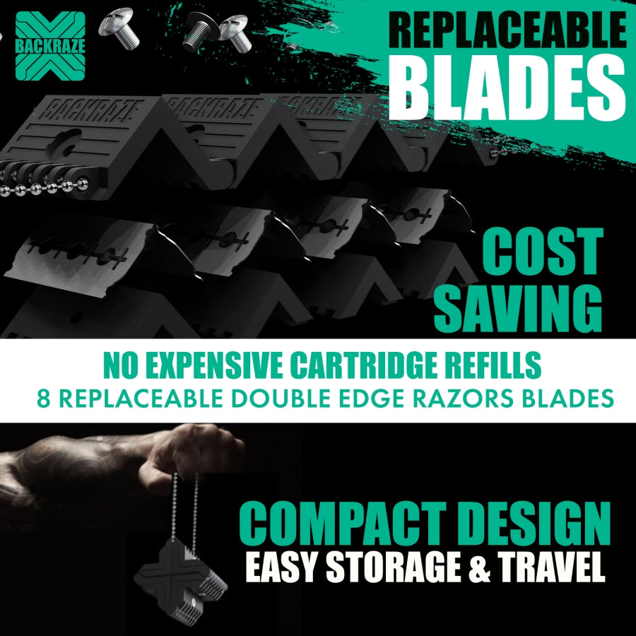 Bak Razor The Best Back Shaver/Back Razor for Men | BACKRAZE